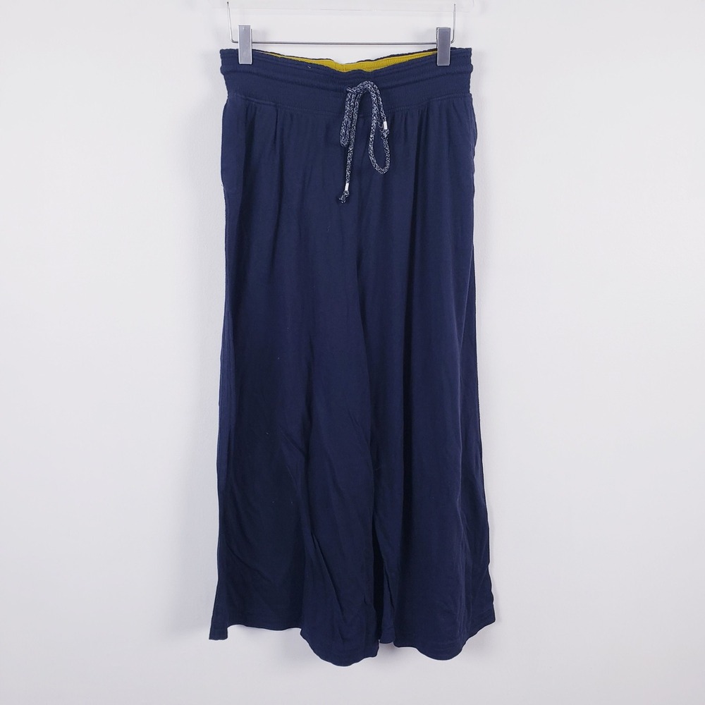 Anthropologie‎ Saturday Sunday Navy Blue Wide Leg Lounge Pants Womens Size XS
